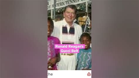 ronald reagan wearing gucci belt poster|Ronald Reagan campaign speech.